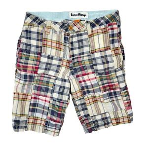 Tailor Vintage Multicolor Plaid Men’s Cotton Shorts